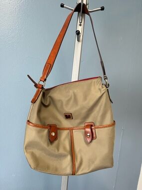 Dooney Wayfarer Camden Nylon Hobo Bag